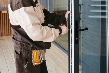 Cleaning And Polishing Glass Door Installation in Bloomingdale, FL
